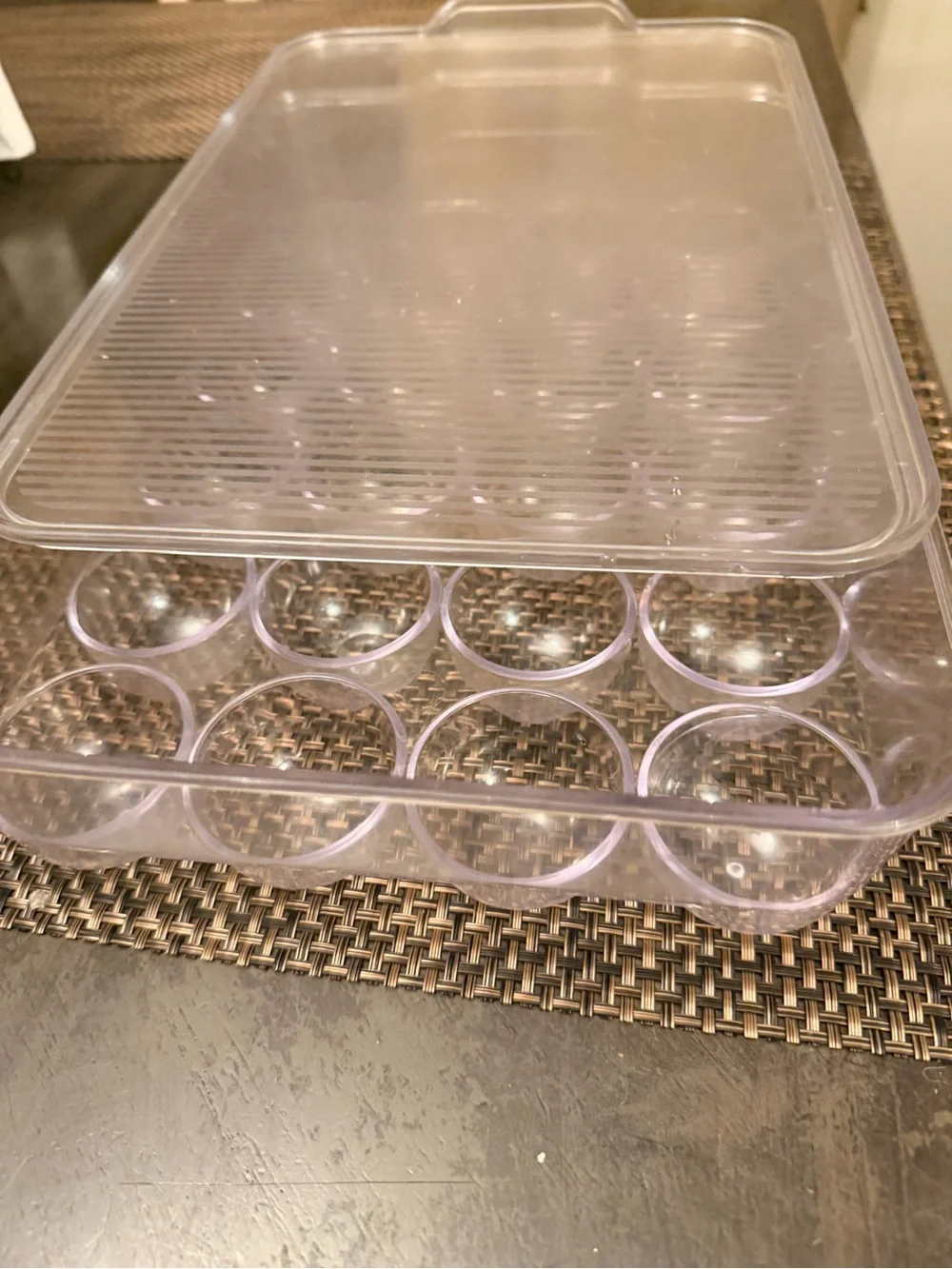 Clear Plastic 24-Cup Mold Tray